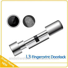 Fingerprint Scanner Biometric Fingerprint Bloqueio Pequeno Cilindro Segurança Dead Lock